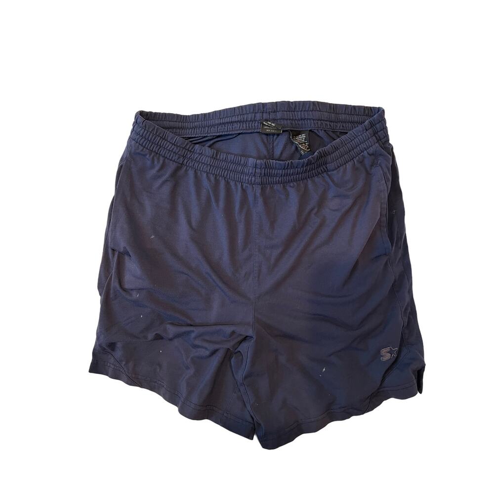 Starter Blue Cotton Lounge Shorts Mens L